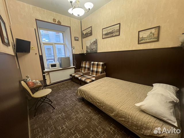 

Квартира-студия, 12 м², 3 кровати