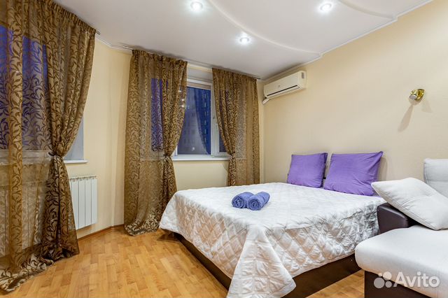 

1-к. квартира, 50 м², 3 кровати
