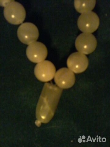 Чётки натуральный камень нефрит новые