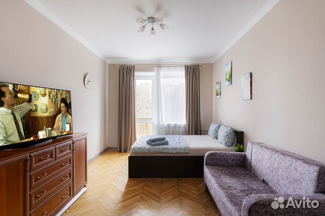 

1-к. квартира, 37 м², 2 кровати