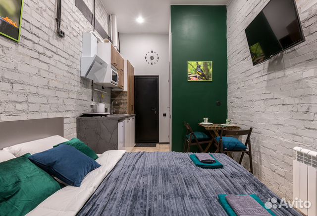 

Квартира-студия, 21 м², 1 кровать