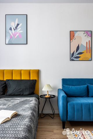

Квартира-студия, 25 м², 2 кровати