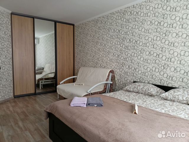 

1-к. квартира, 40 м², 2 кровати