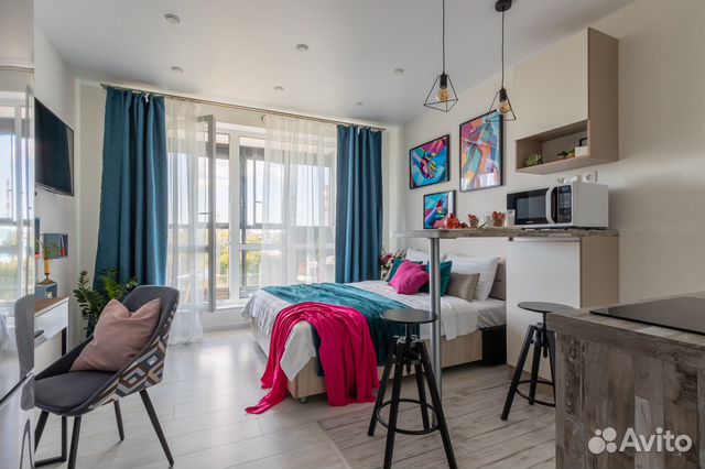 

Квартира-студия, 26 м², 1 кровать