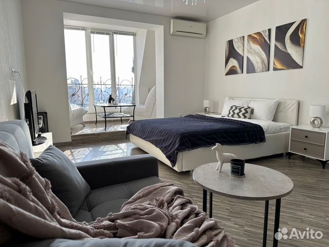 

1-к. квартира, 54 м², 2 кровати