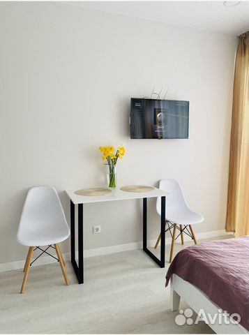

Квартира-студия, 28 м², 2 кровати