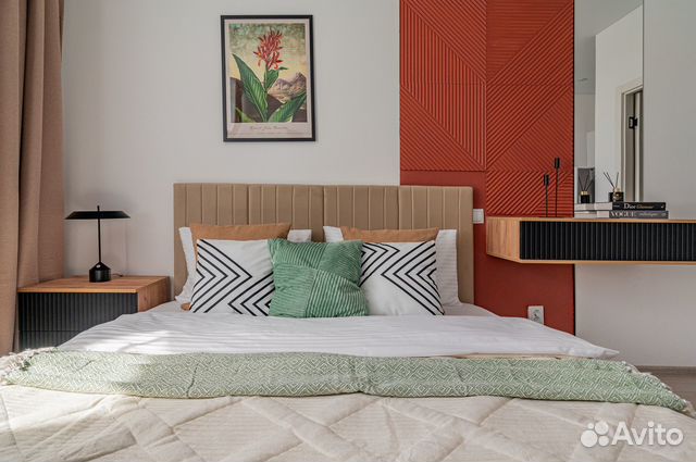 

1-к. квартира, 40 м², 2 кровати