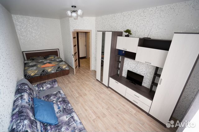 

1-к. квартира, 38 м², 2 кровати