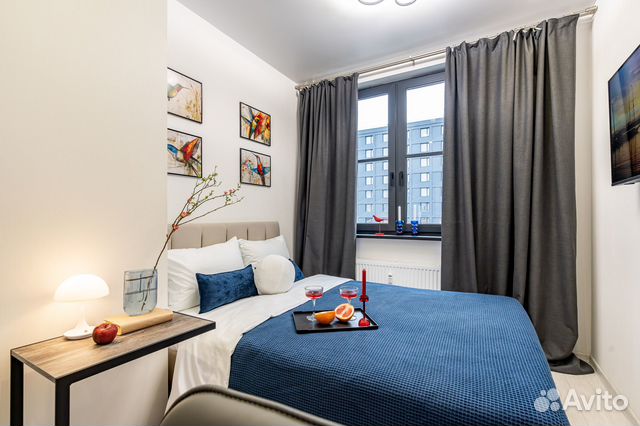 

1-к. квартира, 30 м², 2 кровати
