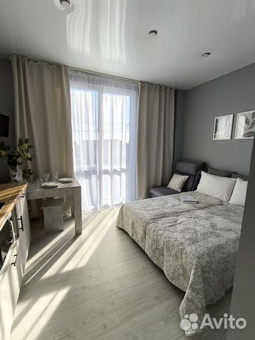 

Квартира-студия, 16,7 м², 2 кровати