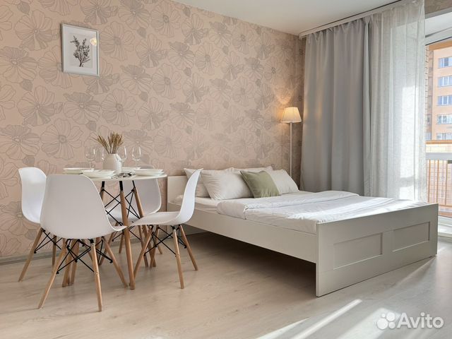 

Квартира-студия, 30 м², 2 кровати