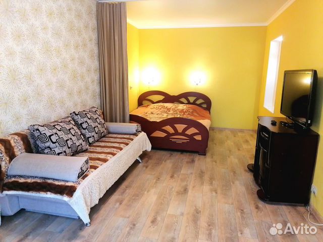 

1-к. квартира, 42 м², 2 кровати