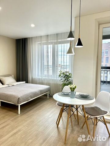 

Квартира-студия, 38 м², 2 кровати