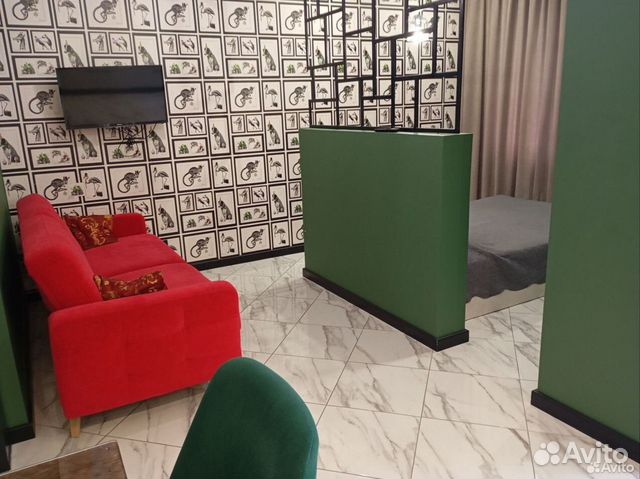 

Квартира-студия, 45 м², 2 кровати