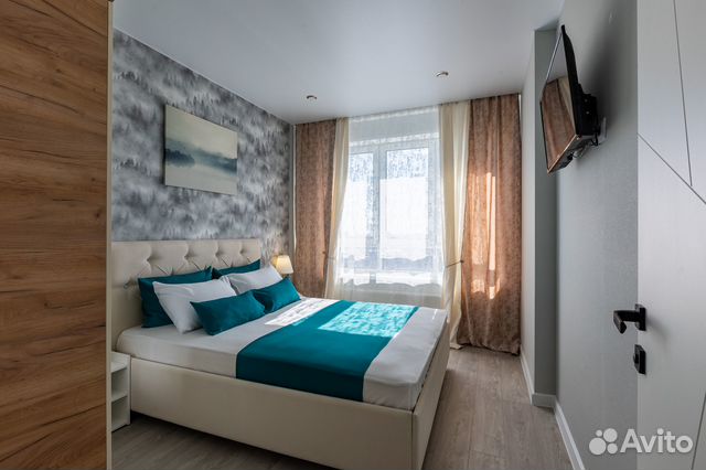 

1-к. квартира, 41 м², 2 кровати