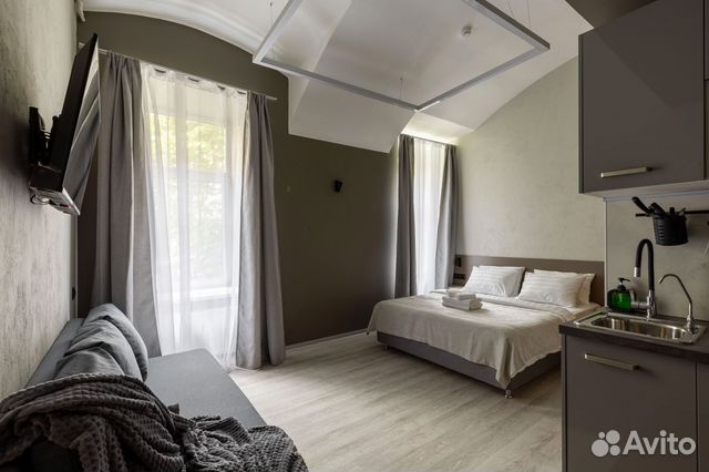 

Квартира-студия, 22 м², 2 кровати
