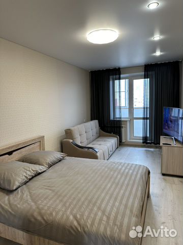 

1-к. квартира, 38 м², 2 кровати