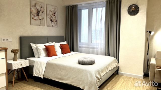 

Квартира-студия, 27 м², 2 кровати