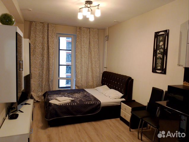 

Квартира-студия, 26 м², 2 кровати