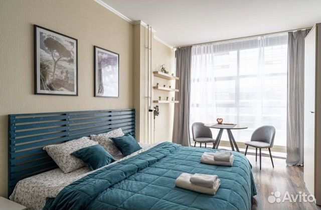 

Квартира-студия, 30 м², 2 кровати