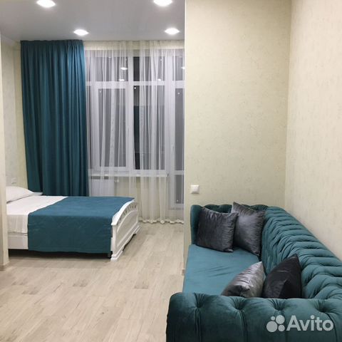 

Квартира-студия, 36 м², 2 кровати