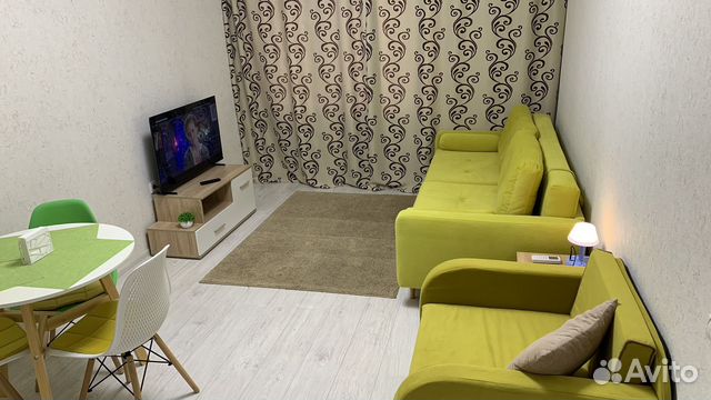 

Квартира-студия, 27 м², 2 кровати