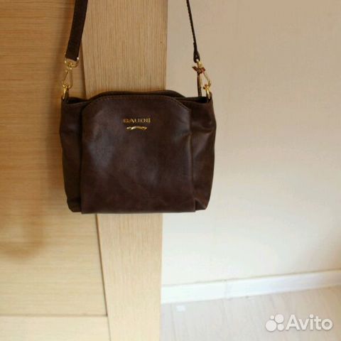Новая сумочка Gaude milano cross body натуральная
