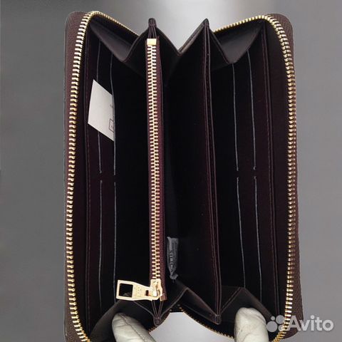 Кожаный клатч кошелек Louis Vuitton 60017-5