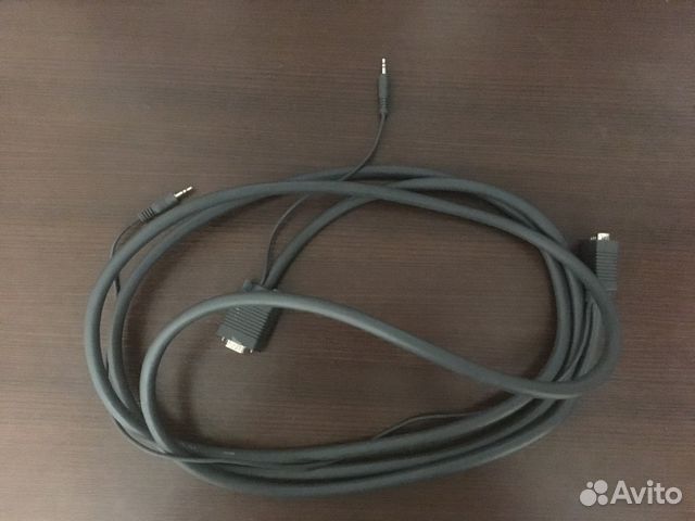 Кабель Kramer 3 метра VGA (HD15) + Audio Кабель Kramer 3 метра VGA (HD15) + Audio