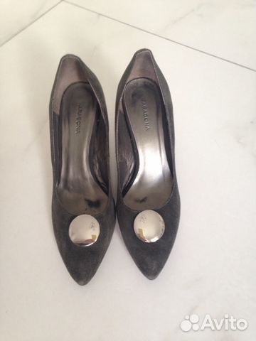 Туфли из натуральной кожи и замши эконика Туфли из натуральной кожи и замши эконика