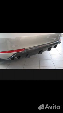 Сплитер Skoda Octavia A5(накладка заднего бампера) Сплитер Skoda Octavia A5(накладка заднего бампера)