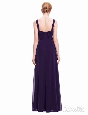 Шикарное фиолетовое вечернее платье. Новое