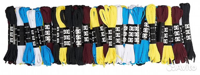 Шнурки DC shoes 140см. 50 шт