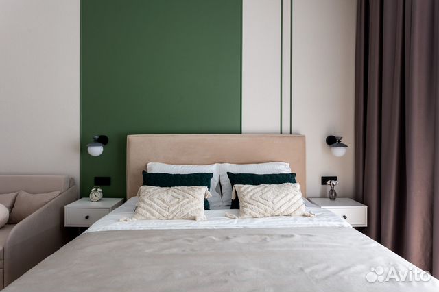 

1-к. квартира, 40 м², 3 кровати