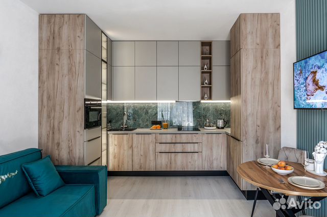 

1-к. квартира, 42 м², 2 кровати
