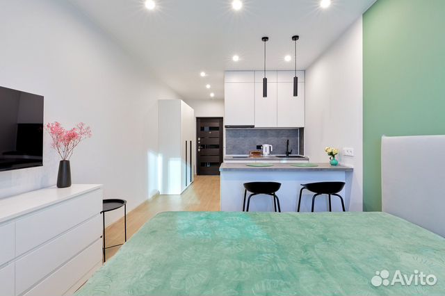 

Квартира-студия, 24 м², 2 кровати