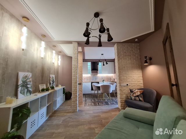 

1-к. квартира, 44 м², 2 кровати