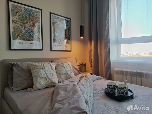 

1-к. квартира, 38 м², 2 кровати