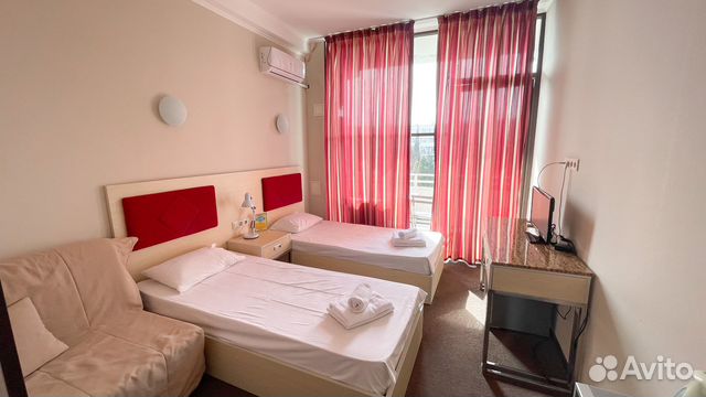 

Квартира-студия, 25 м², 2 кровати