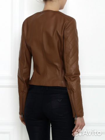 Etro, оригинал, Италия, кожаная куртка-косуха Etro, оригинал, Италия, кожаная куртка-косуха