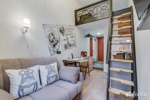 

Квартира-студия в апарт-отеле, 14 м², 2 кровати