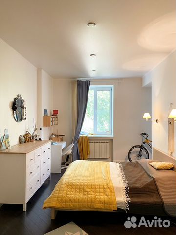 

1-к. квартира, 52 м², 3 кровати