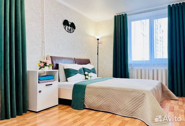 

1-к. квартира, 38 м², 2 кровати