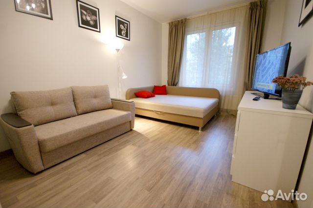 

1-к. квартира, 40 м², 2 кровати