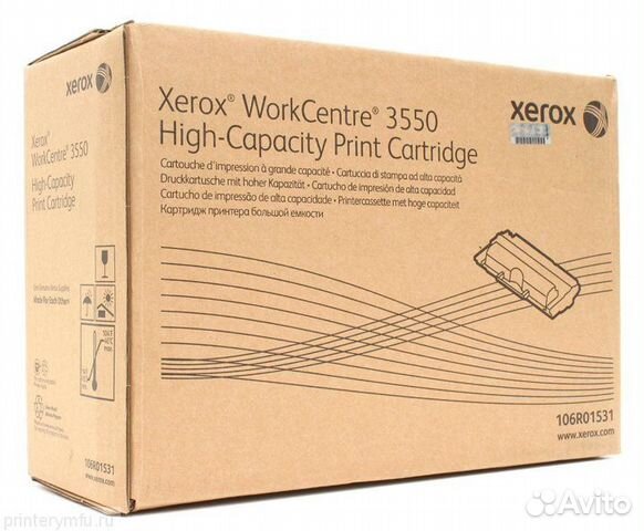 Картридж Xerox 106R01531 для Xerox WorkCentre 3550