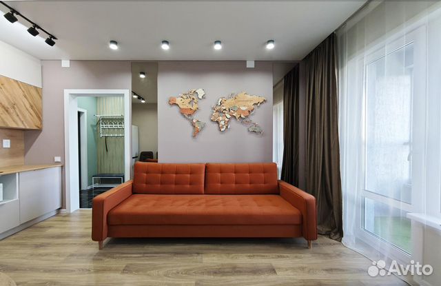 

1-к. квартира, 43 м², 3 кровати