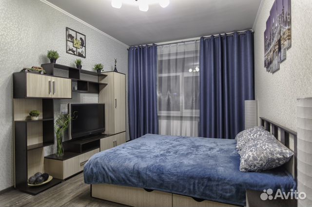 

1-к. квартира, 36 м², 2 кровати