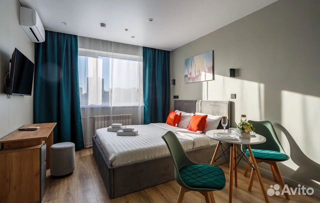 

Квартира-студия в апарт-отеле, 21 м², 2 кровати
