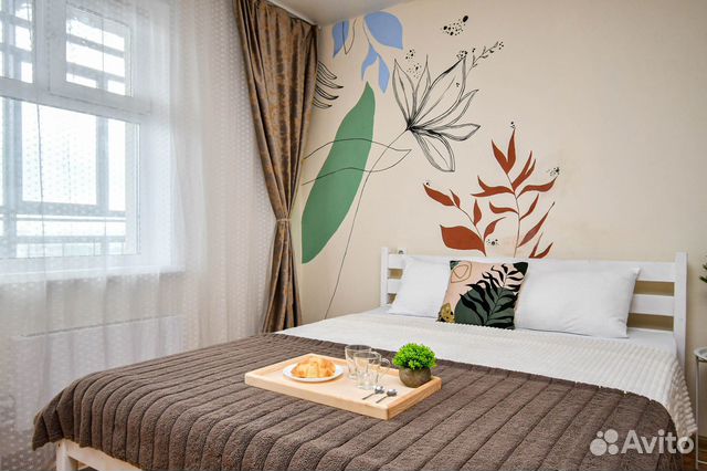 

Квартира-студия, 35 м², 2 кровати
