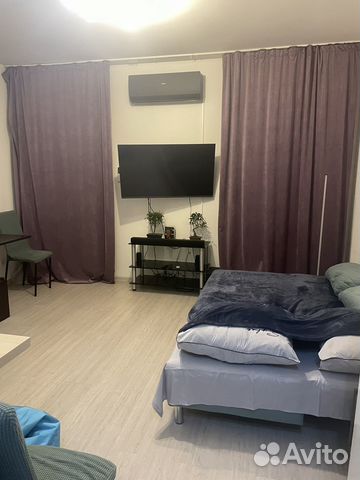 

Квартира-студия, 24 м², 1 кровать